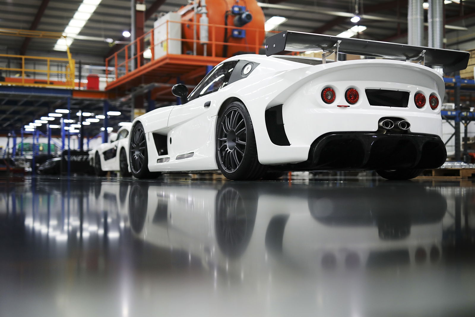 The Ginetta factory near Leeds